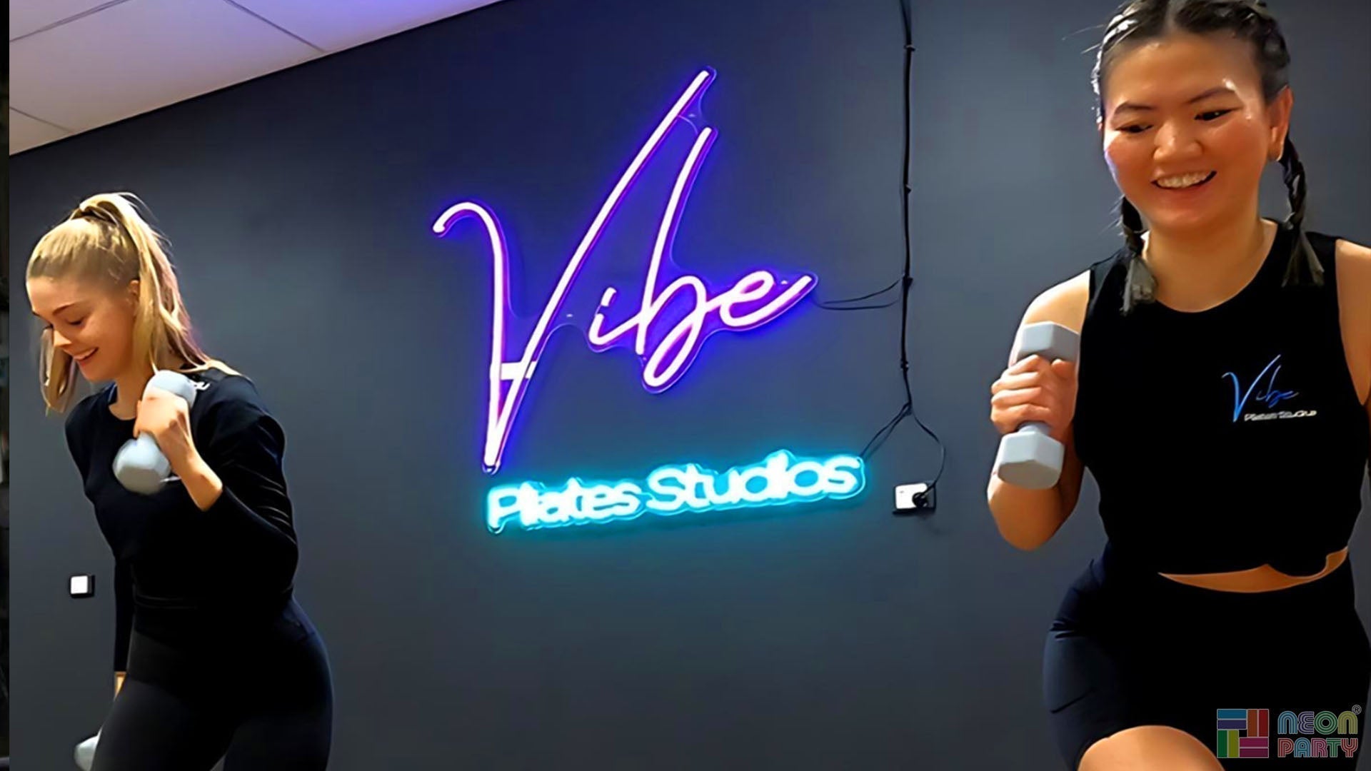 Neon Party’s Custom LED Neon Sign Elevated Vibe Pilates' Brand Across Queensland