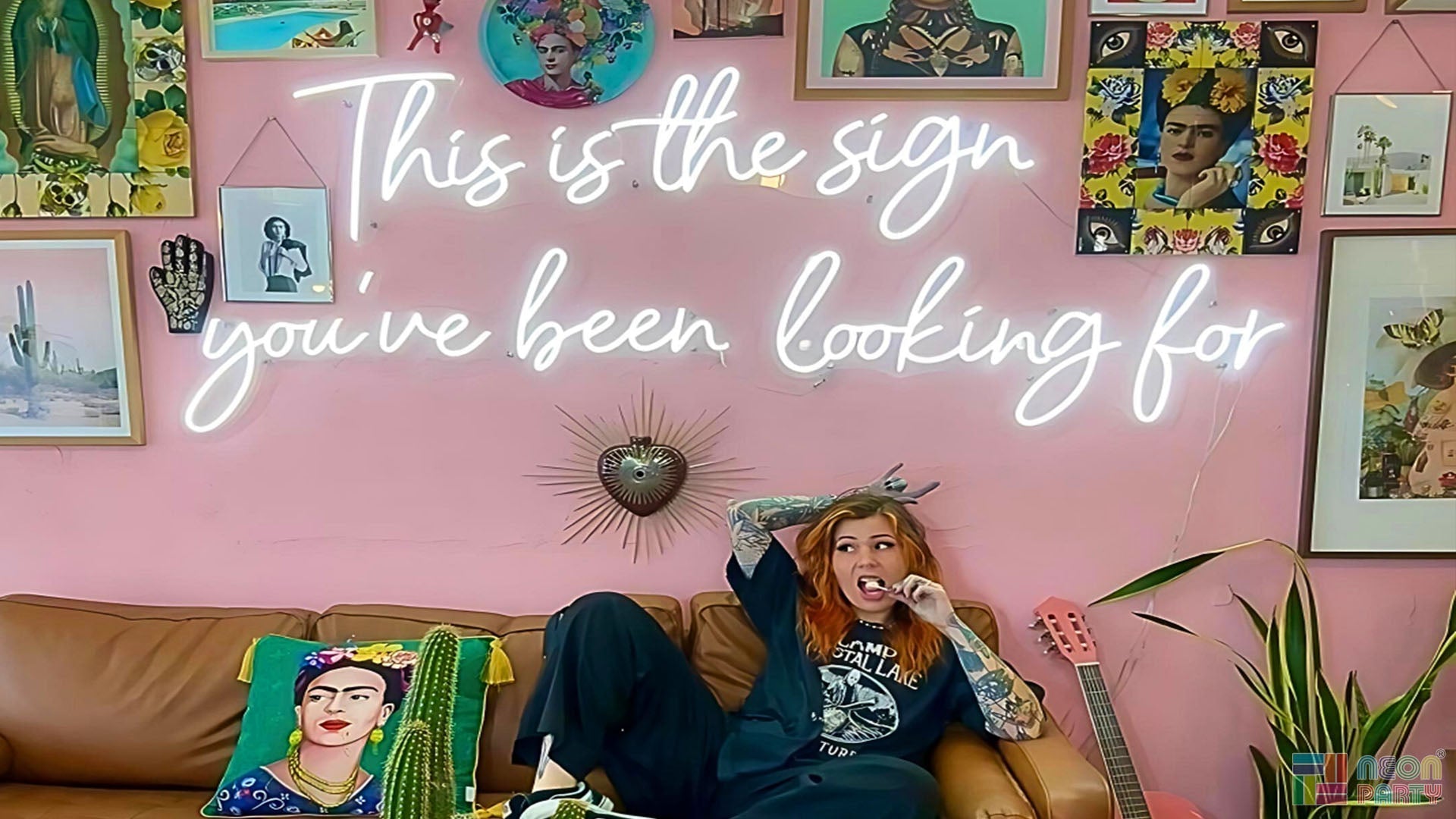 Neon Party’s Insta-Worthy LED Neon Sign For E&Co. Hair Studio