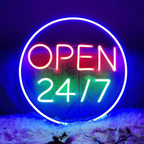 open neon signs 
