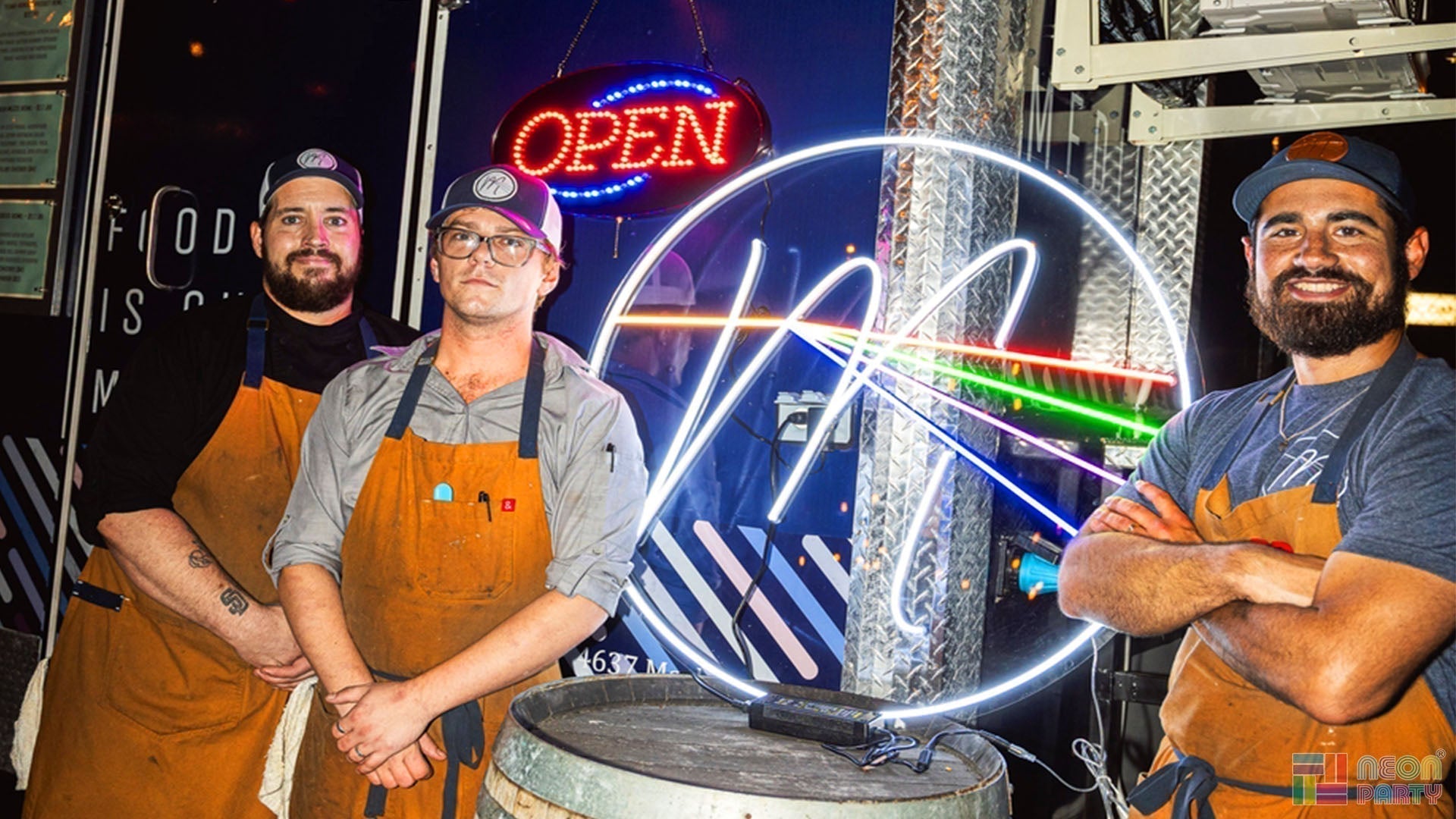 Neon Party Lights Up Medium Foods.