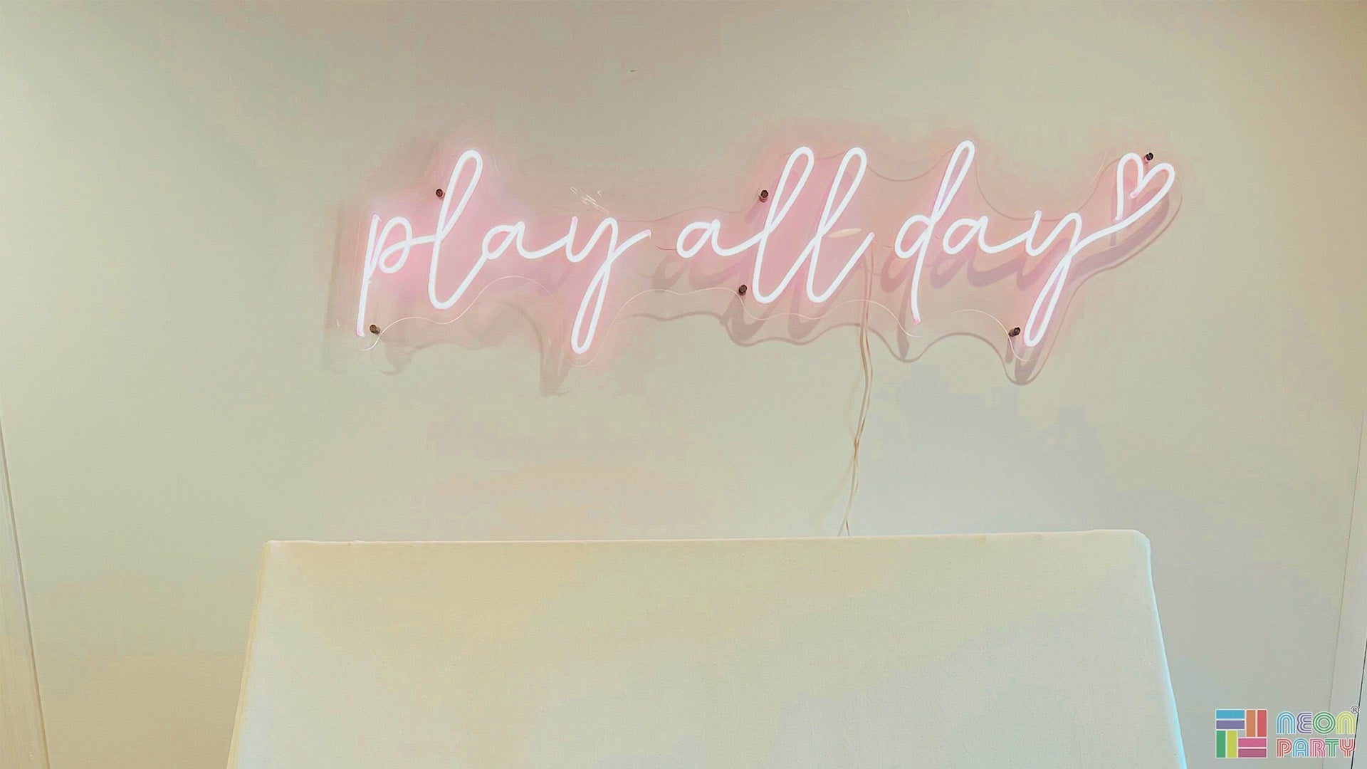 Play all day neon