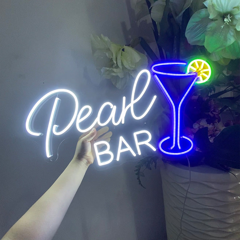 Collection of neon signs which can be customised with your name or your own text