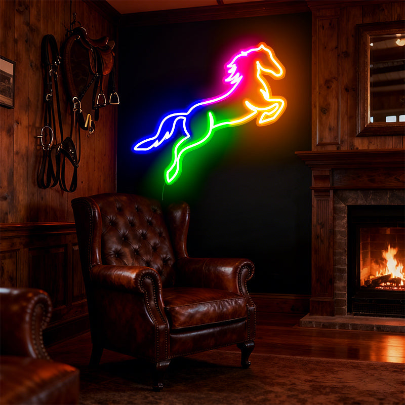 Mascot Model Neon Light