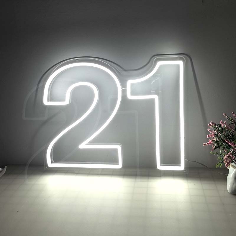 50% OFF Clearance Sale_21 birthday neon sign