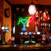 Woman in Martini Glass Multi-Colour Neon Sign