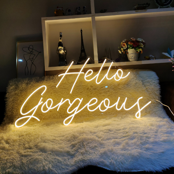 Hello Gorgeous Neon Sign