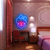 Cute Skull Head with Bow LED neon light