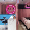 Neon Acrylic Round Backlit Signs For Hair Salon