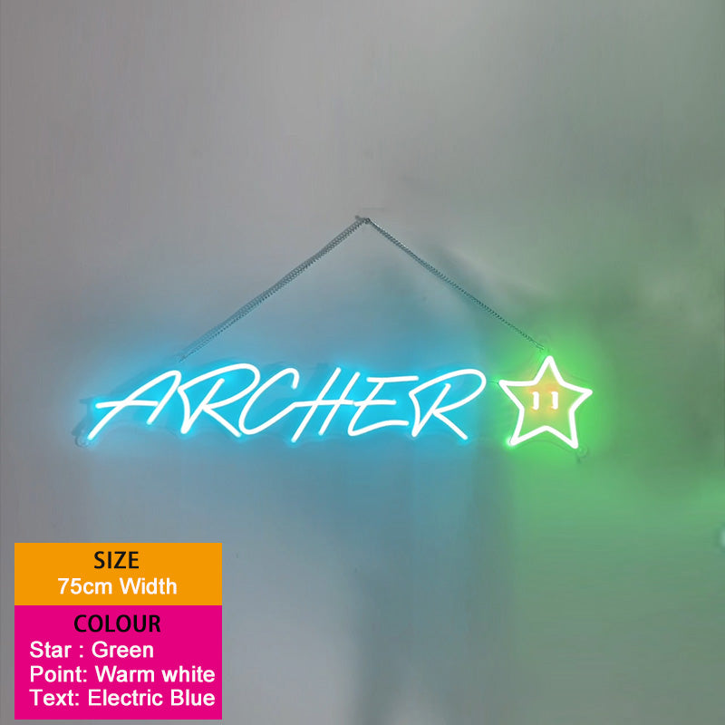 Design neon lights for customer