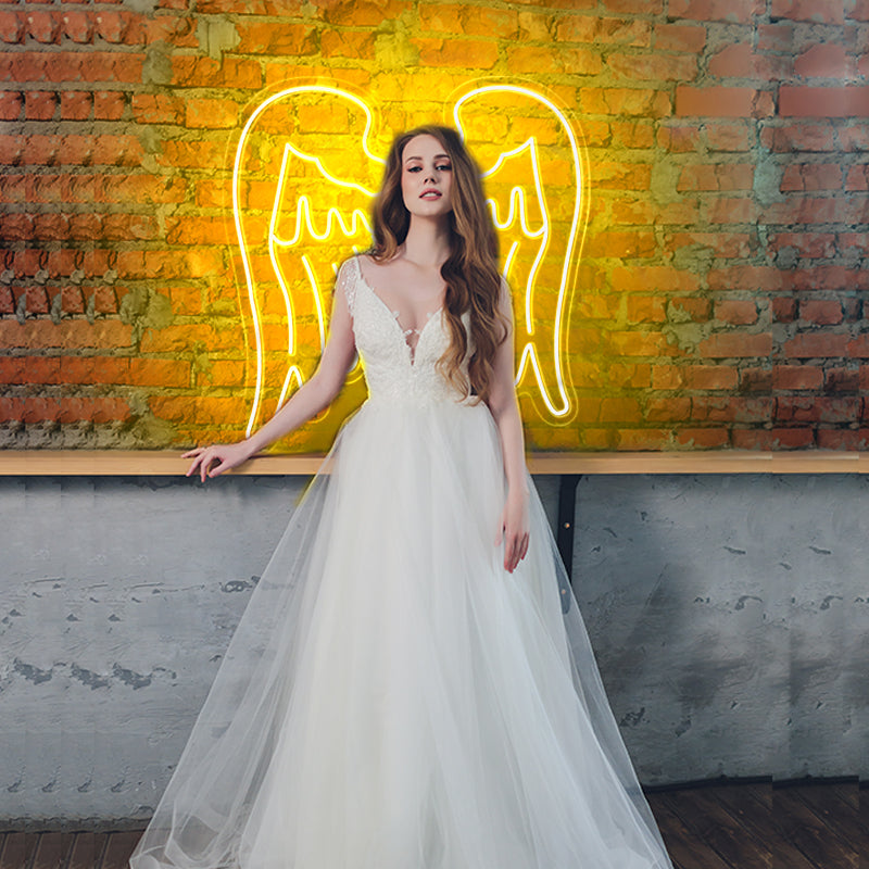 Classic Angel Wings Neon Light