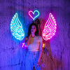 Customisable Angel Wings Neon Light