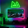 Bahrain Race Track Neon Wall Art