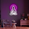 Neon Buddha Art