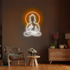 Neon Buddha Art