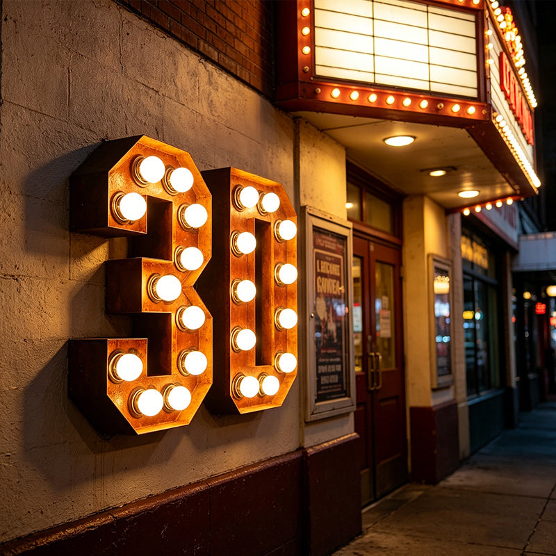 LED bulb letters signs