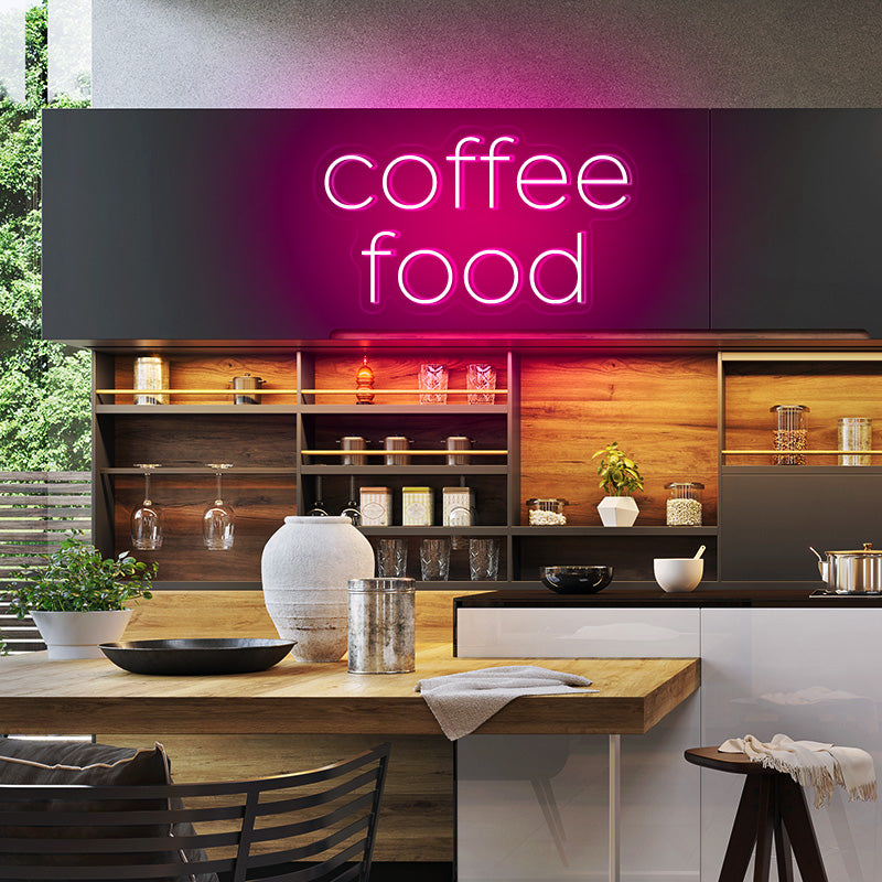 Coffee Food Neon Sign