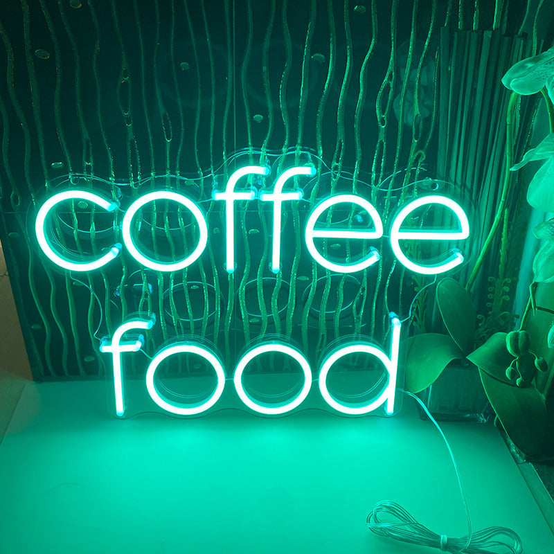 Coffee Food Neon Sign