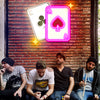Cards LED Neon Sign
