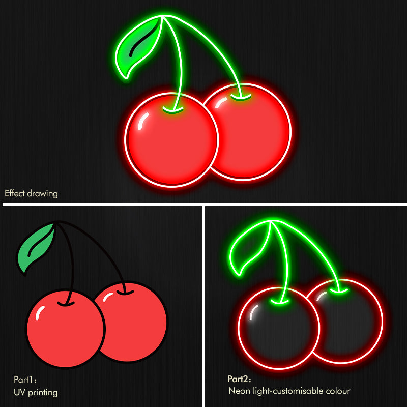 Cherries LED Neon Sign