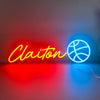 Personalised Basketball Plus Name neon light