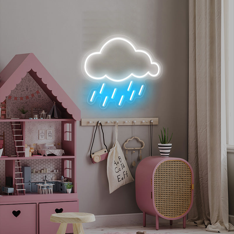 Rain Cloud LED neon sign