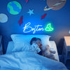 Custom name with night sky LED neon sign