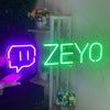 Customizable Gamer Tag Neon Sign