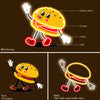 Cartoon Burger LED Neon Sign