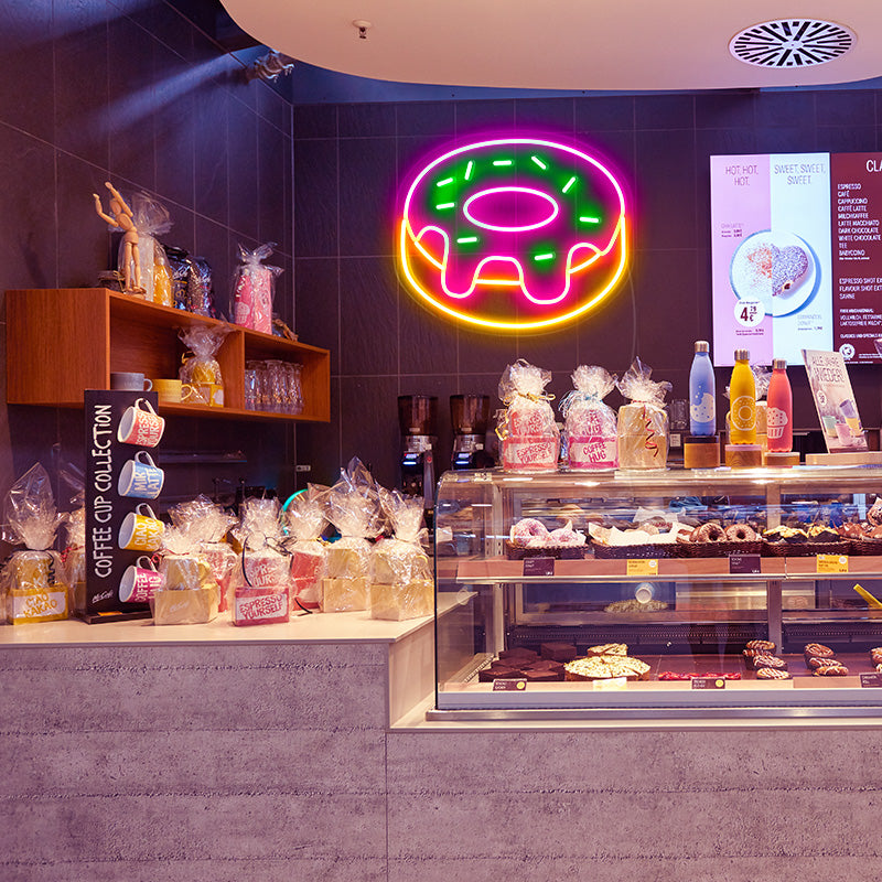 Cute Donut Neon Light