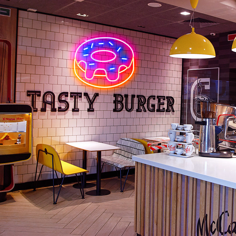 Cute Donut Neon Light