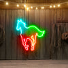 White pony sign