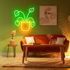 Customisable Potted Plant LED neon sign