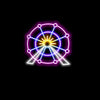 Ferris wheel LED neon light party sign