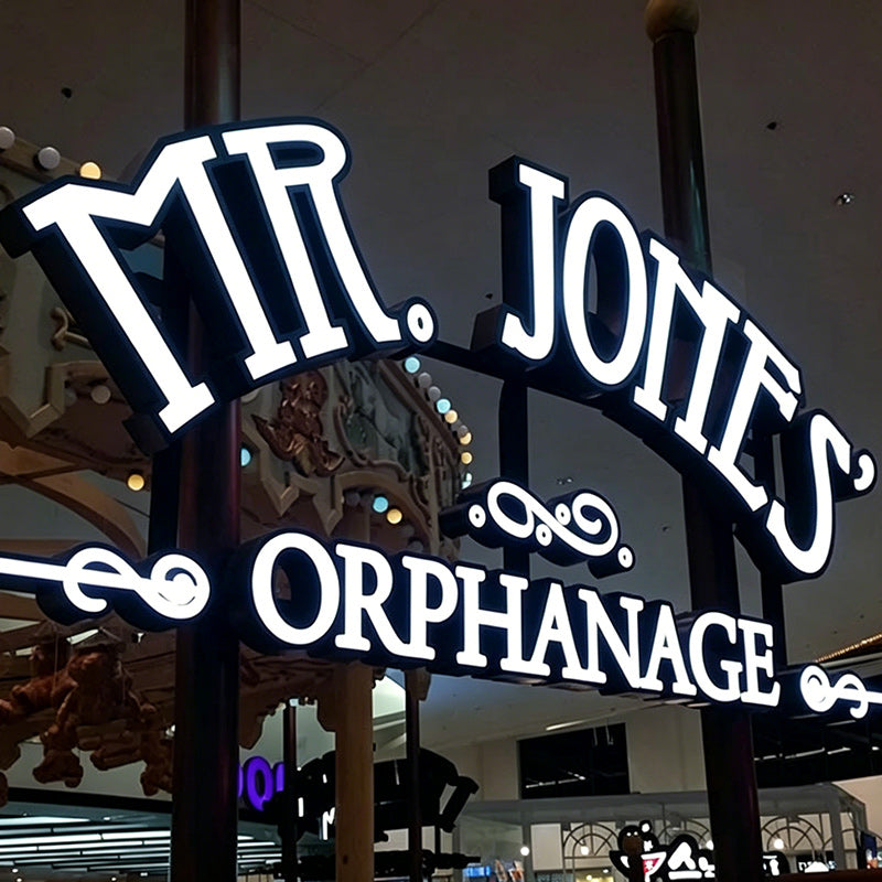 Front lit sign letters signs