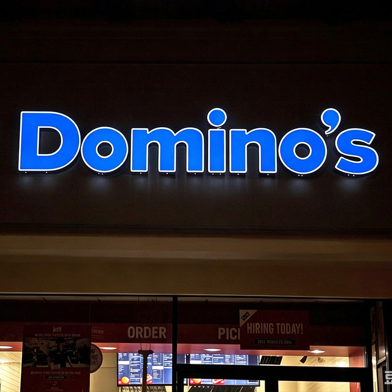Front lit sign letters signs
