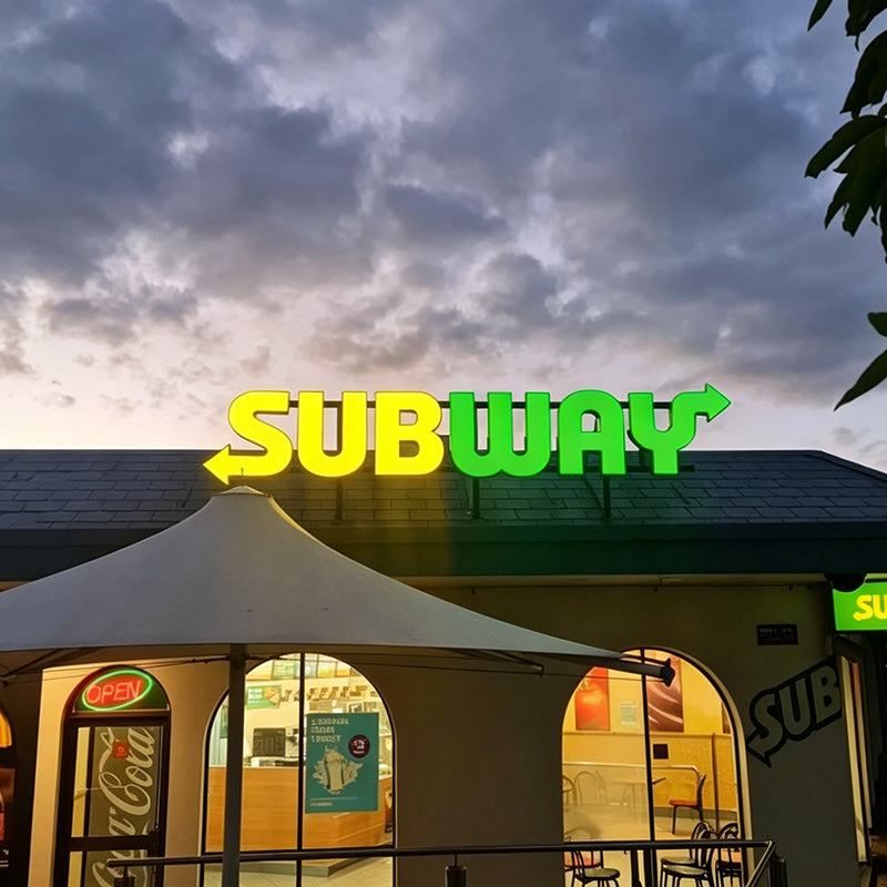 Front lit sign letters signs