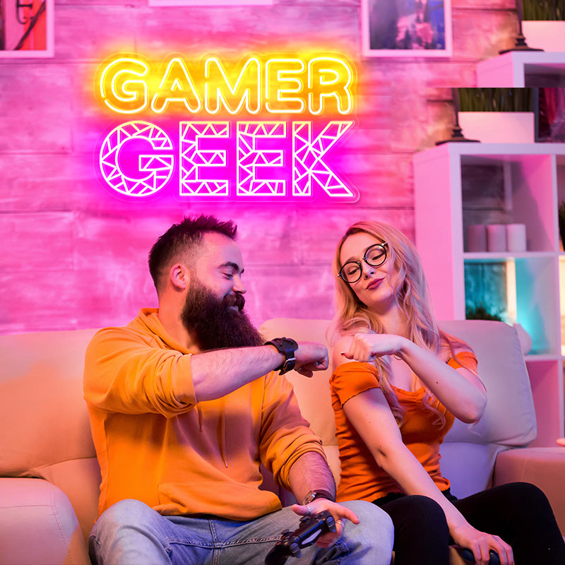 Gamer Geek Neon Light