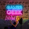 Gamer Geek Neon Light