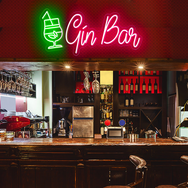 Gin Bar with Glass