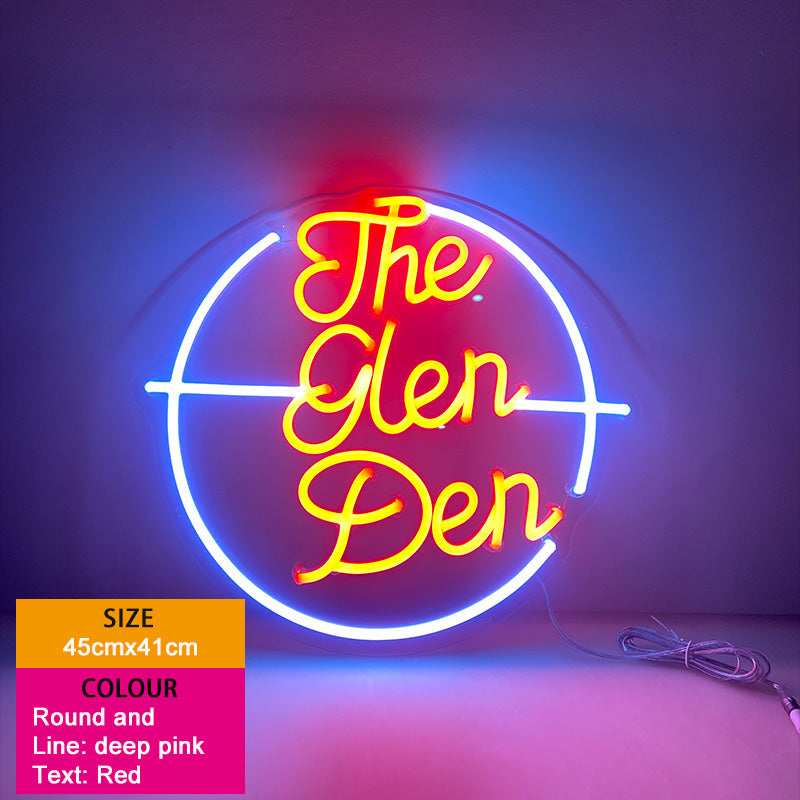 Design neon lights for customer