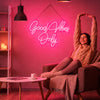 Good Vibes Only Neon Lights