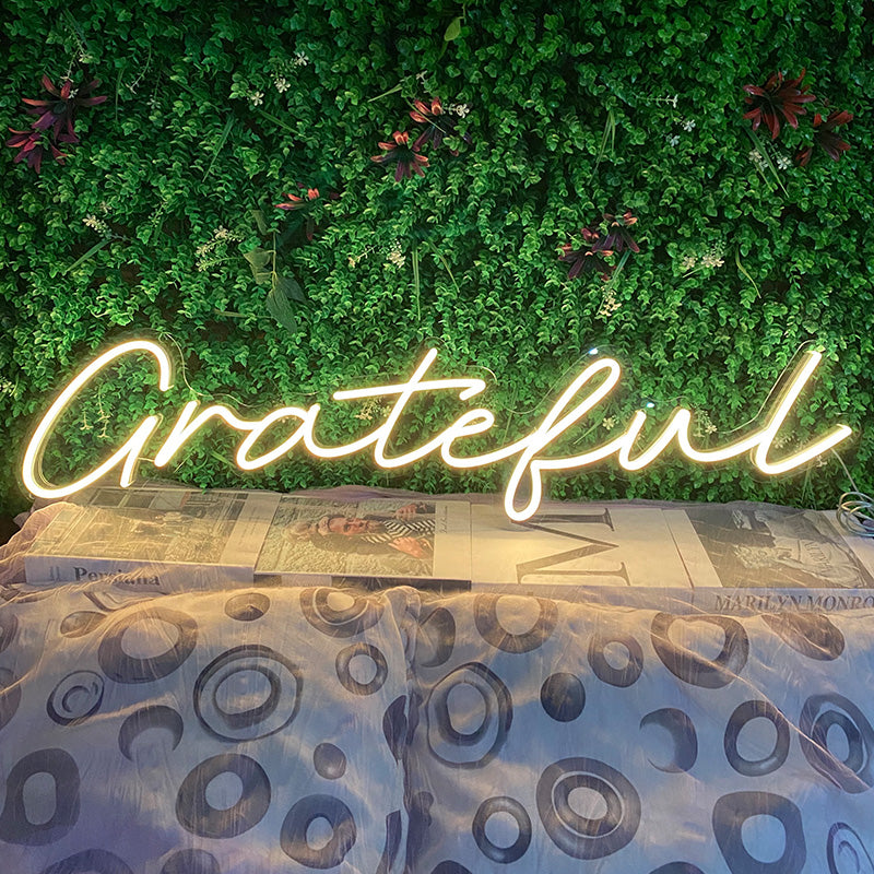 Grateful Wall Art Neon Light