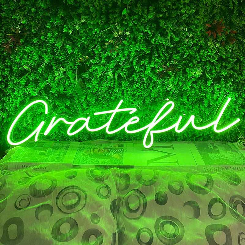 Grateful Wall Art Neon Light