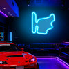Hungaroring Neon Race Track