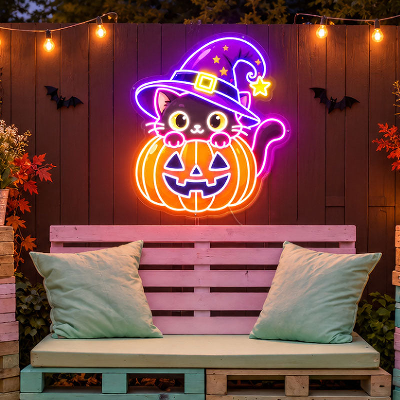 Personalized Halloween Neon Sign