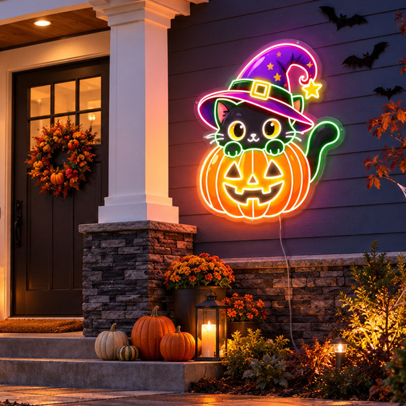 Personalized Halloween Neon Sign