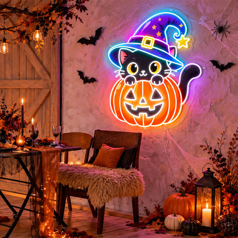 Personalized Halloween Neon Sign
