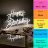 Happy Birthday LED Neon Sign