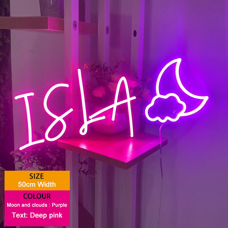 Design neon lights for customer