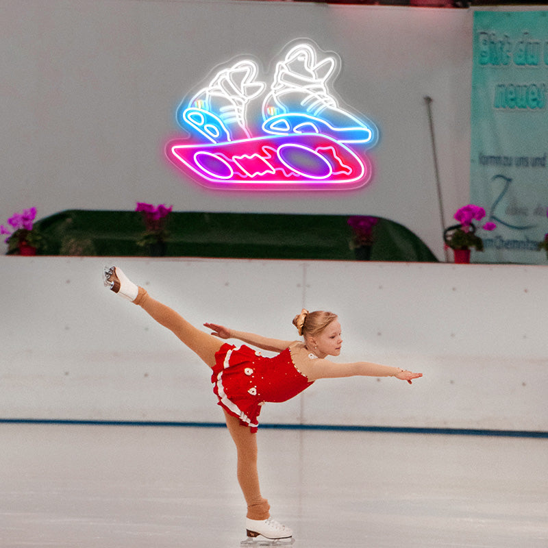 Skater Neon Sign